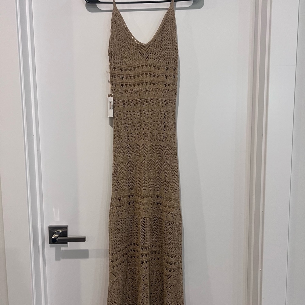 NWT Tan Knit Dress - Picture 3 of 4